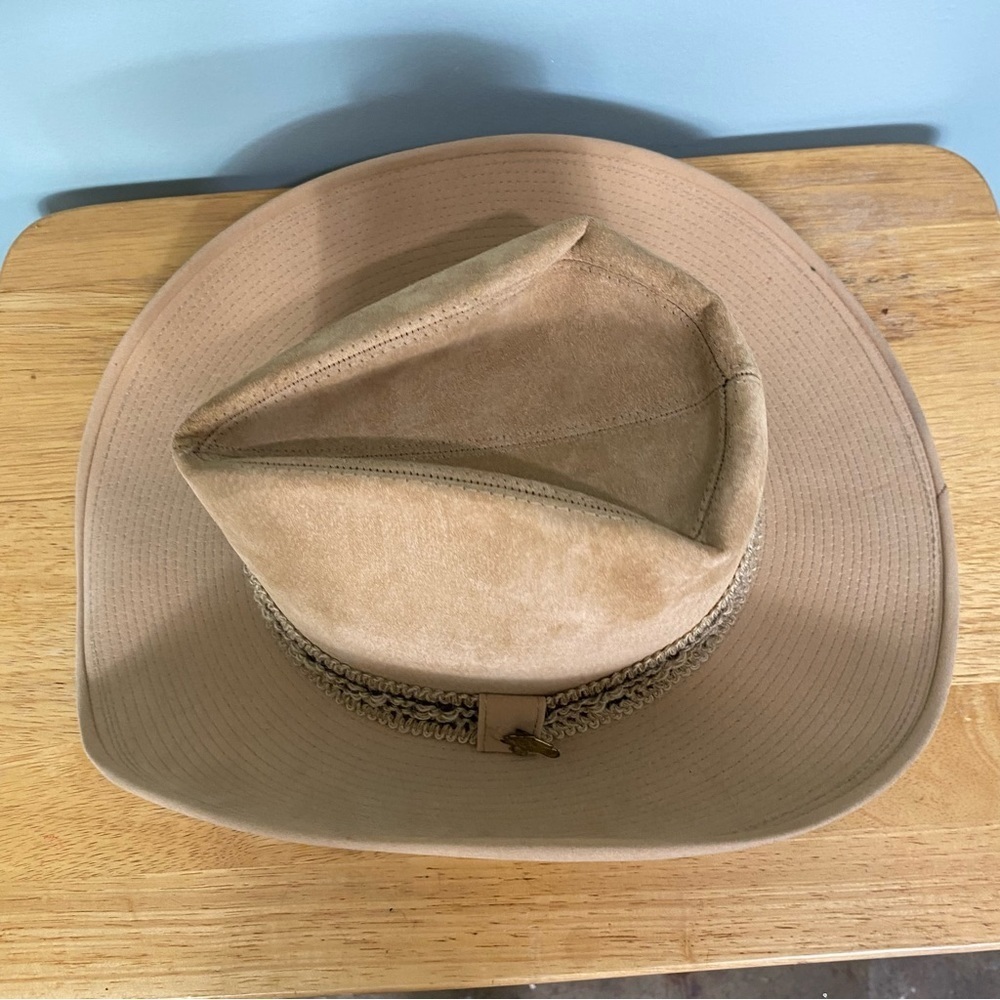 Tan Cowboy Hat with Braided Band - Picture 2 of 12